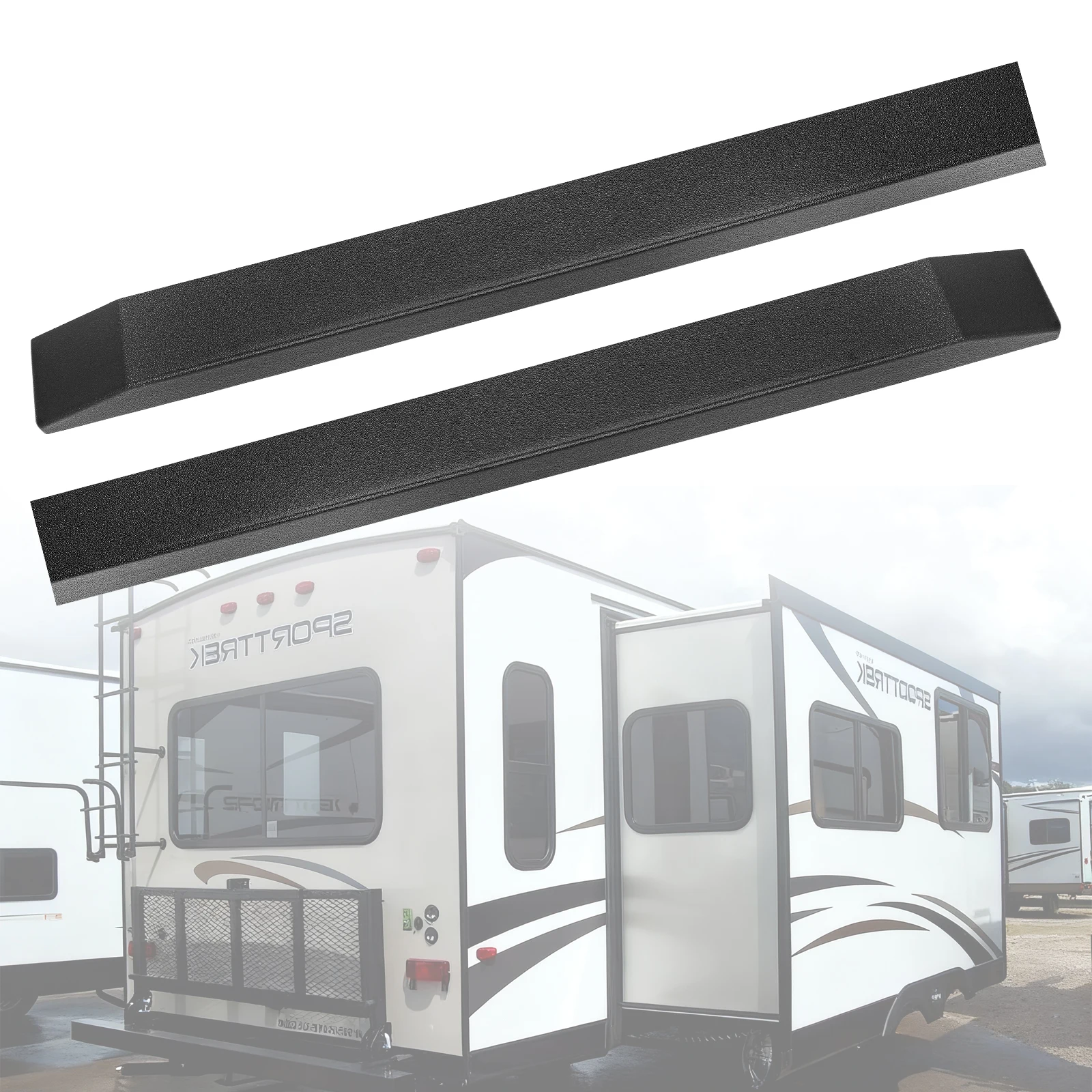 

2 Pcs RV Slide Out Ski Set Slide Out Stabilizers Corner Edge Protector Prevents Floors from Being Scratched and Scuffed