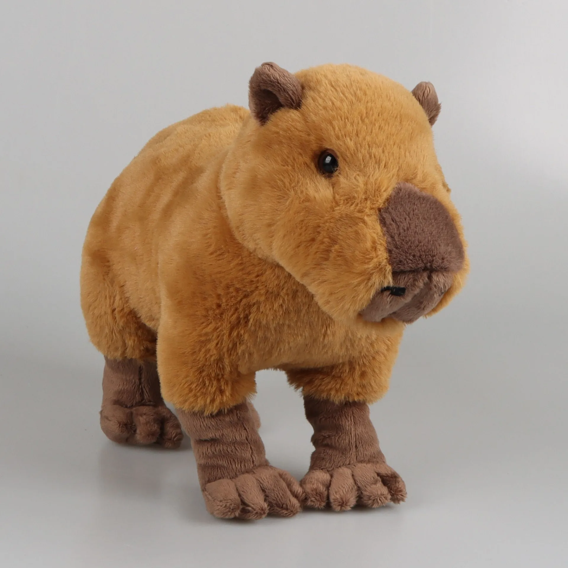 33cm Simulation Capybara Plush Toy Kawaii Capybara Stuffed Doll Soft Capybara Animal Doll for Children Girls Birthday Gift Toy