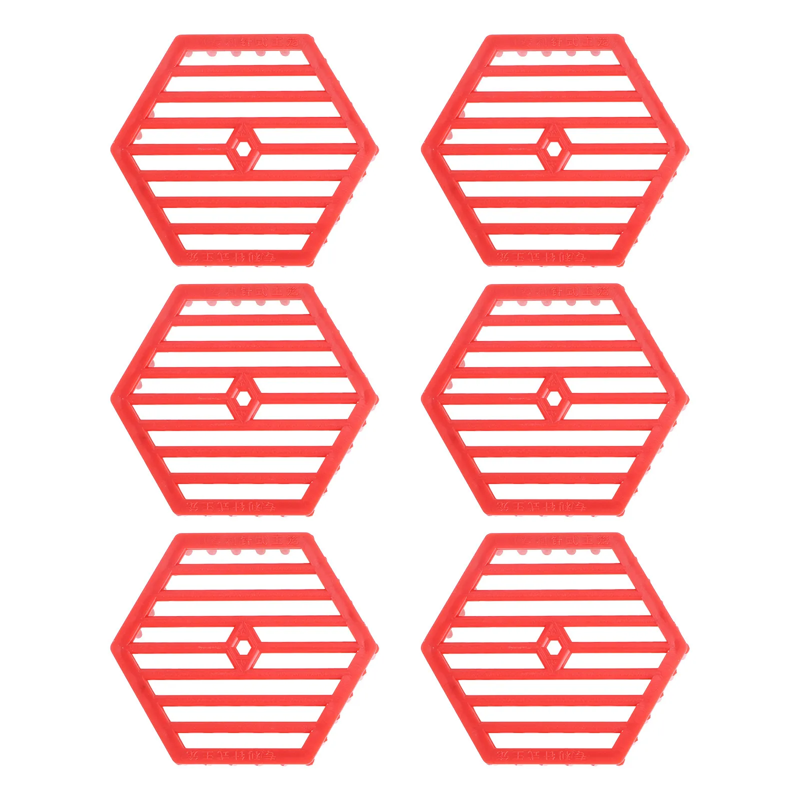 6pcs Beekeeping Queen Cage Plate Plastic Spawning Partition Tool for Hive Management