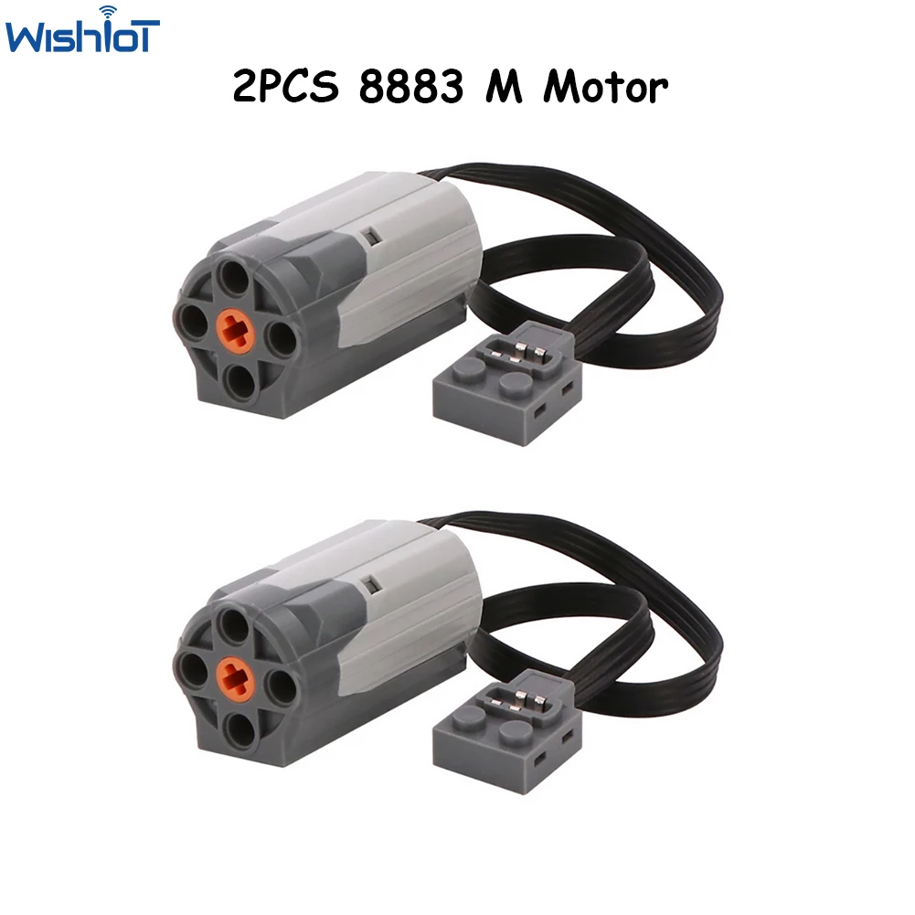 

2PCS 8883 M Motor Compatible with legoeds Power Functions Technical Parts Assembled Building Blocks Bricks Toys MOC Car Vehicles