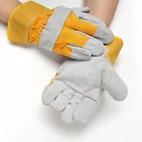 Full Palm Protection Welding Gloves Cowhide Splicing Thickened Wear-resistant Insulated Gloves Special Insulated Welding Gloves