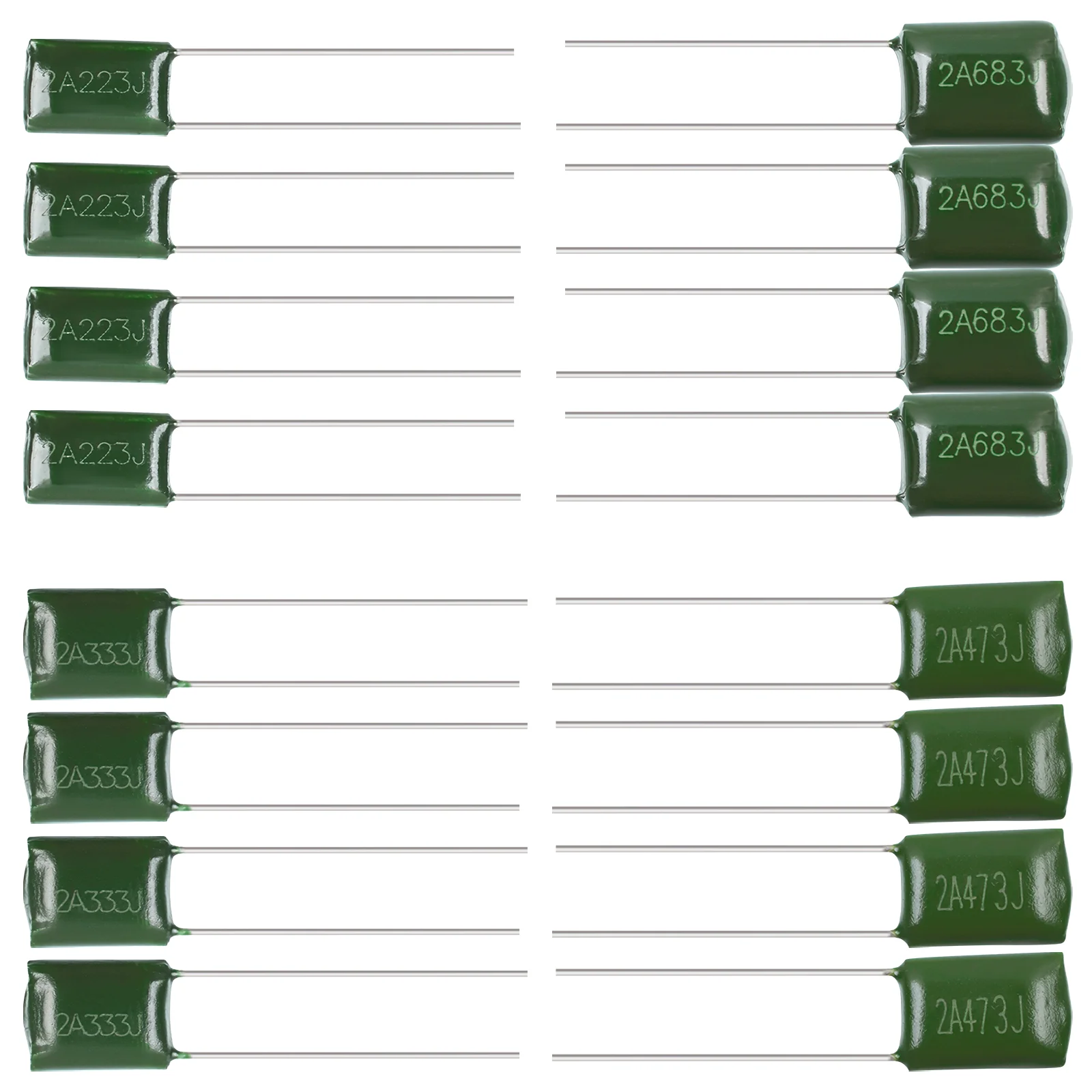 16 Pcs Guitar Tone Capacitor Capacitors for Capacitance Supplies Bass Green Replacement Electric