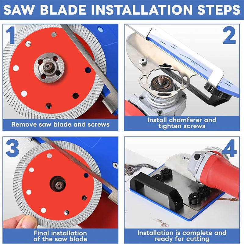 GTBL Angle Grinder Stand 45 Degree Tile Chamfering Tool For Tile 100-Type Angle Grinder Holder
