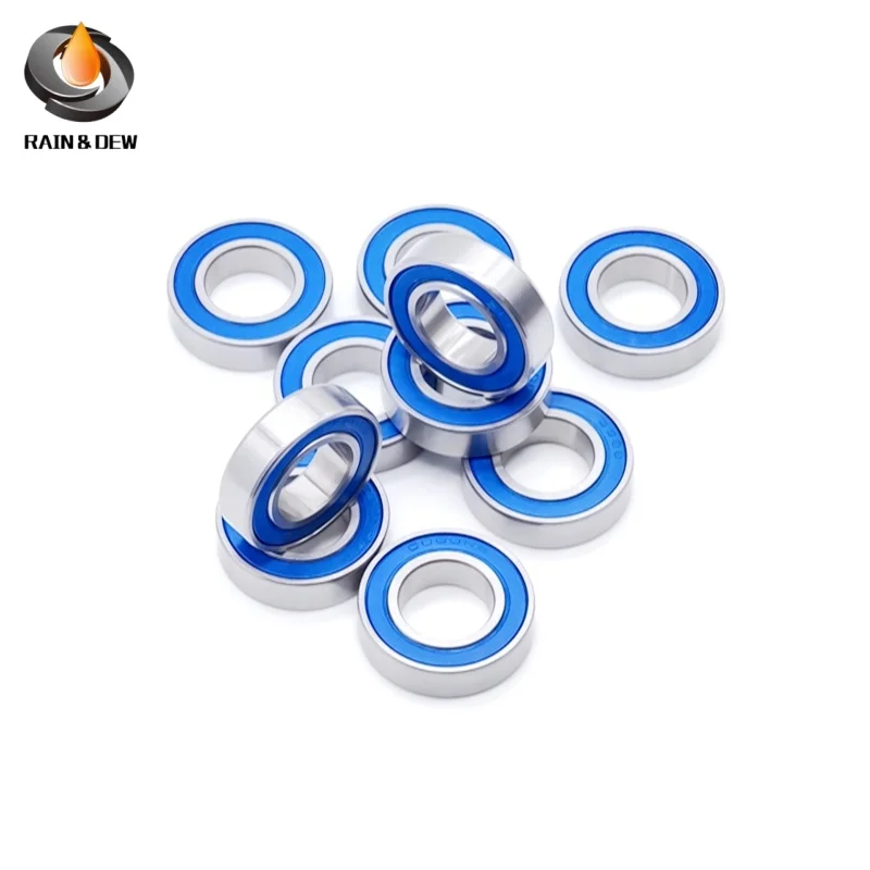 6PCS 6800-2RS Bearing 10x19x5 mm ABEC-7 10 19 5 6800RS Metric Thin Section Ball Bearings For Bicycle Hub Front Rear Hubs Wheel