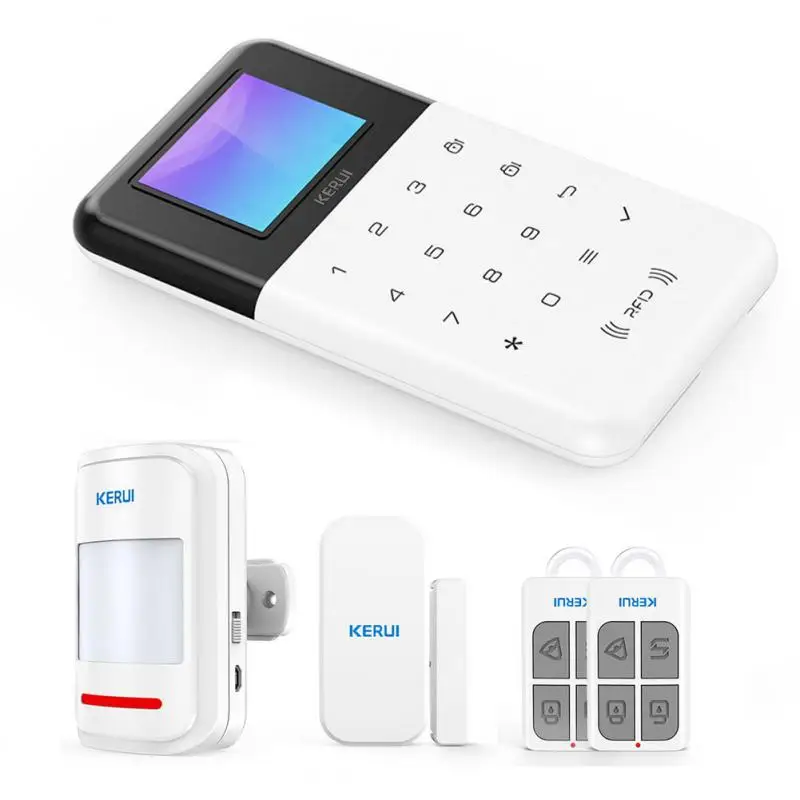 Rfid Card Swiping And Disarming Smart Alarm Host Gsm Wifi Anti-theft Alarm System Anti-dismantling Alarm 99 Defense Zones Tuya