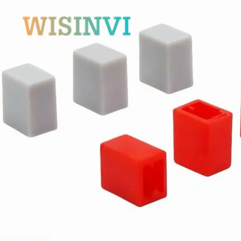 20個 7×5×8.5mm 正方形プラスチックスイッチキャップ