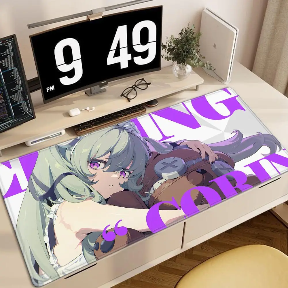 90 × 40 ZZZ لوحة ماوس هوشيمي ميابي للألعاب إيفلين فيفيان أنبي إلين زينليس زون صفر لوحة المفاتيح حصير مكتبي XXL لوحة ماوس أنيمي للفتيات