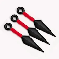 3Pcs Kunai Cosplay Props Plastic Collection Props NinjaDarts Model Toys for Kids Gifts