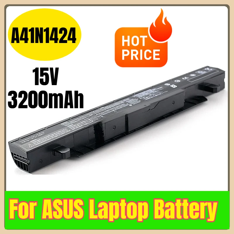 

A41N1424 15 В 3200 мАч аккумулятор для ноутбука ASUS ROG ZX50 ZX50J ZX50JX ZX50V ZX50VW GL552 GL552VW GL552J GL552JX GL552V