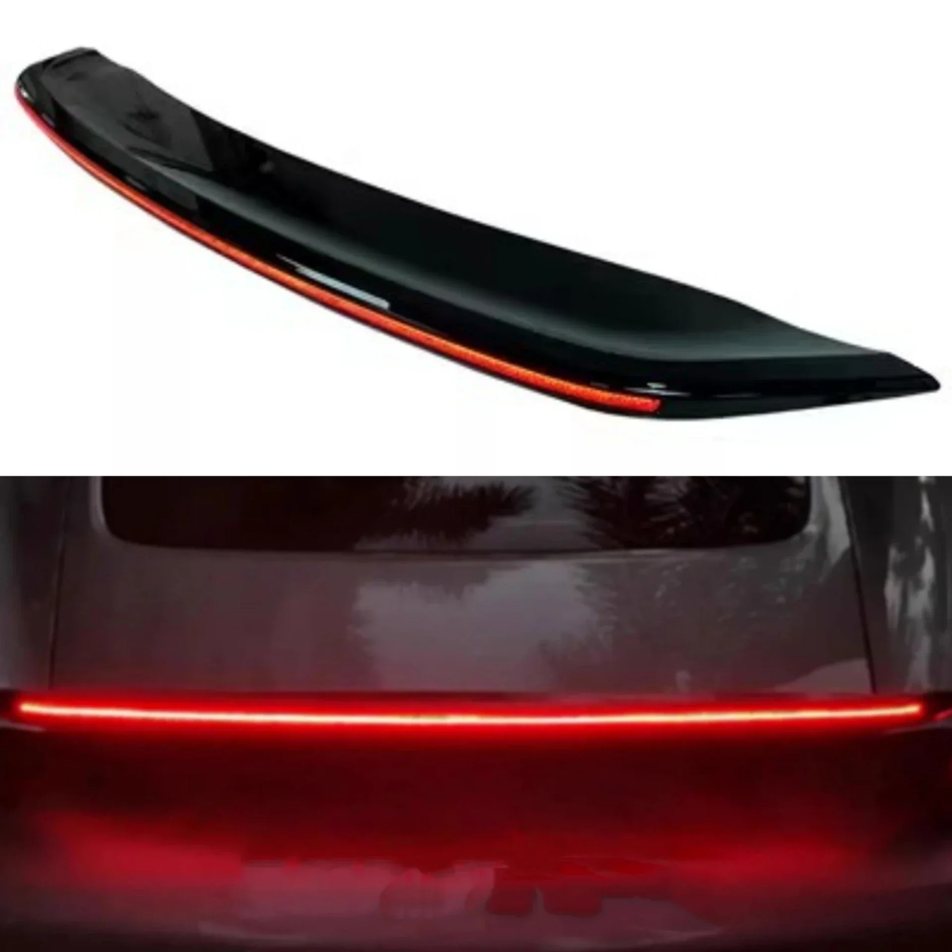 Body Kit Through Lamp for Porsche 718 2016-2023 Convert Rear Center Car Light Car Accessories