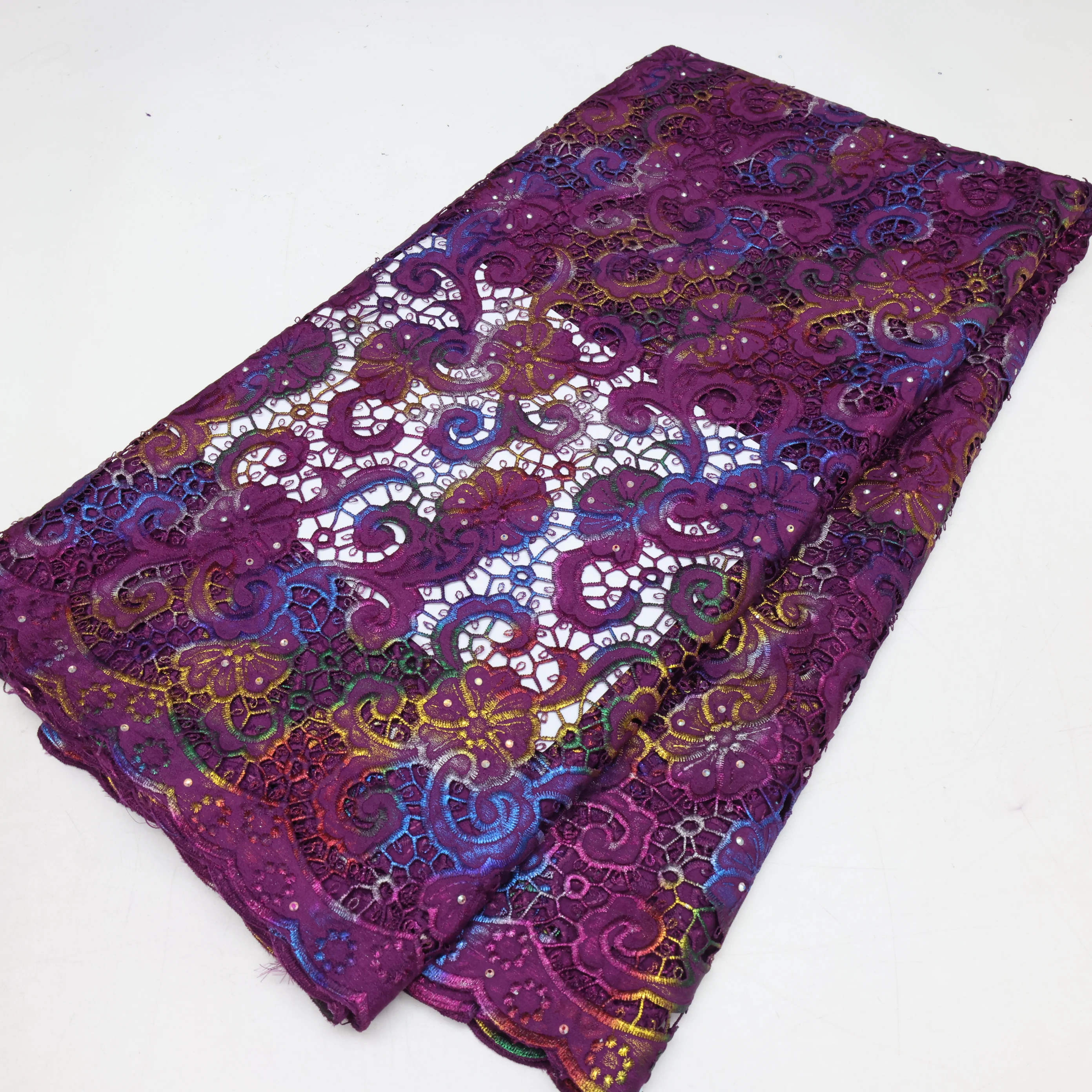 

Африканская шифоновая кружевная ткань, высокое качество, водорастворимое кружево, нигерийская французская африканская кружевная ткань для женщин, свадебное платье