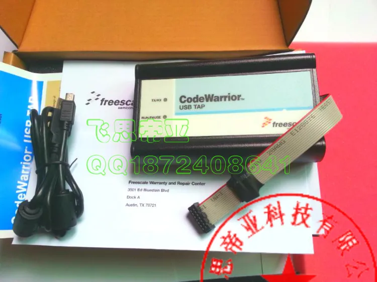 

CWH-UTP-ONCE-HE USB TAP DSC FOR HAWK HYBRID Freescale DSC's CodeWarrior USB TAP emulator is a cost-effective