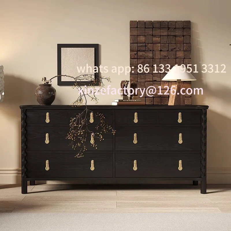 

Customizable living room decoration cabinet, entrance cabinet, French medieval bedroom TV cabinet, locker side cabinet