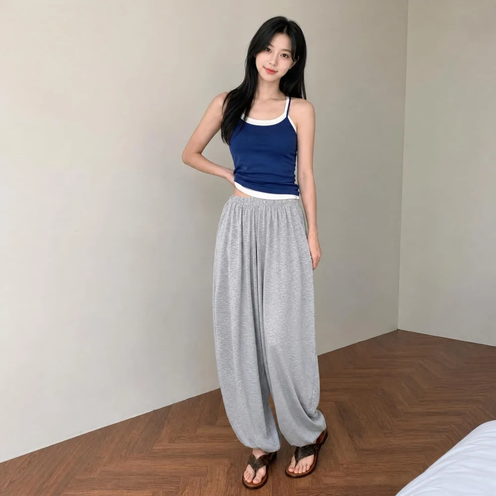 Zeniu Women Modal Harem Jogger Pants Aladdin Yoga Trousers