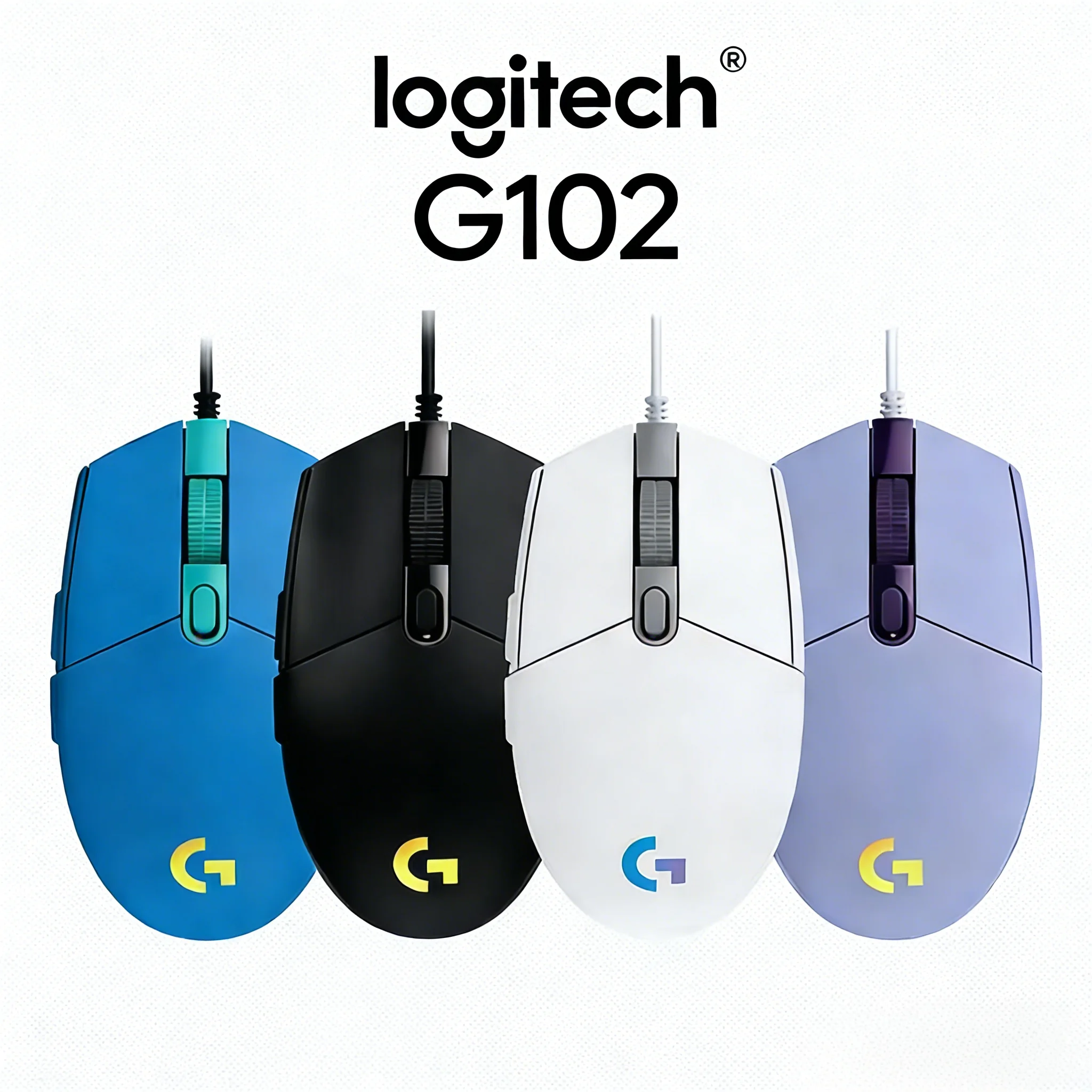

Киберспортивная мышь Logitech G102 Logitech, программируемые макроклавиши и подсветка RGB — усиление игровой эффективности