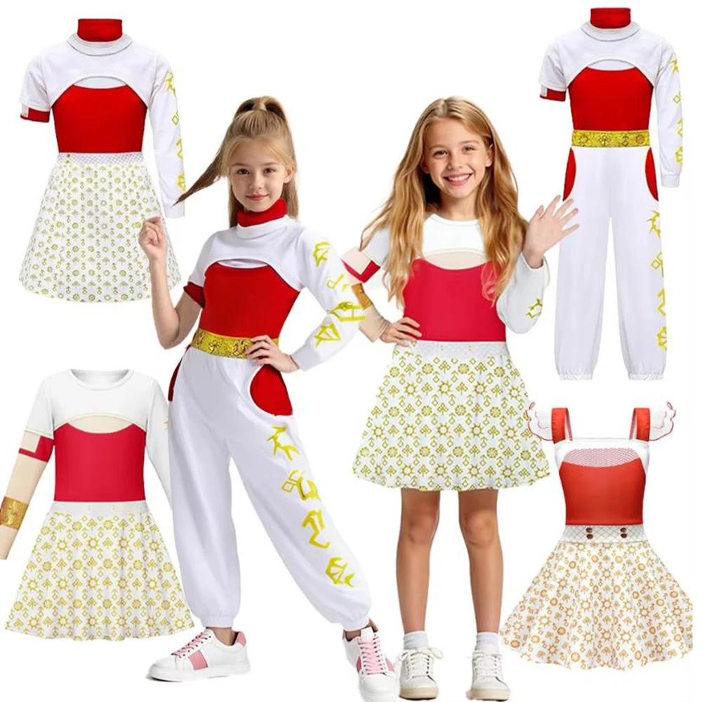 Navidad Zombie Addison Cosplay uniforme de animadora disfraces Nova vestidos película de Halloween escuela estudiante camisetas de manga larga pantalones