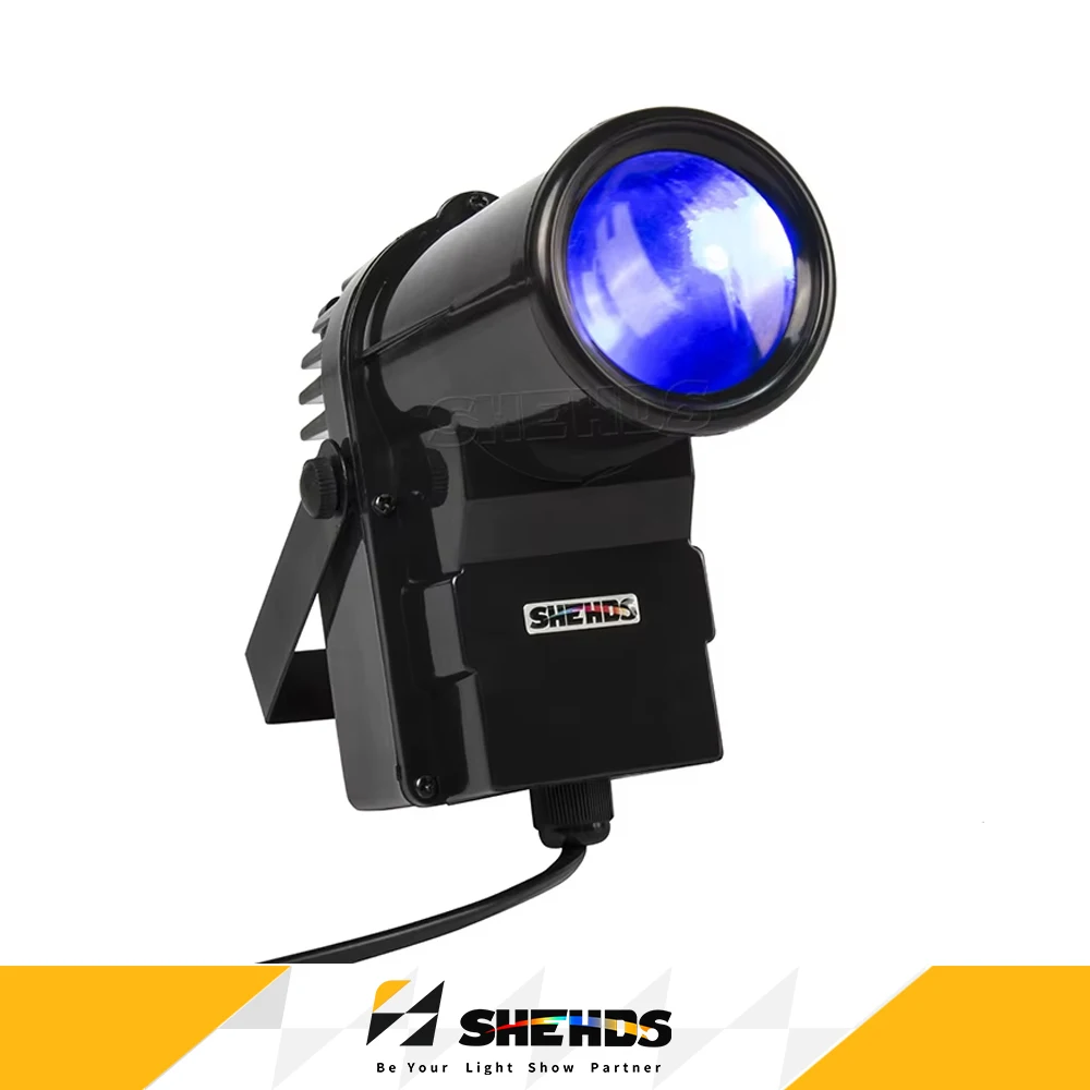 SHEHDS 10W RGBW 4in1 Mini Par Light Spotlight for Disco DJ Music Party Nightclub Audience Concert Spot Light