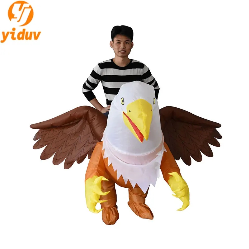 Griffin Inflatable Goshawk Expansion Suit Party Riding Props White Eagle Vulture Cosplay Halloween Performance Costume