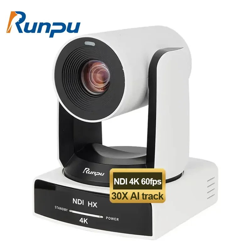 VX630NA 4K NDI Camera 60FPS 30X Optical Zoom AI Auto Tracking PTZ Camera with PoE HDMI SDI USB Tally Lamp for Live Streaming,You