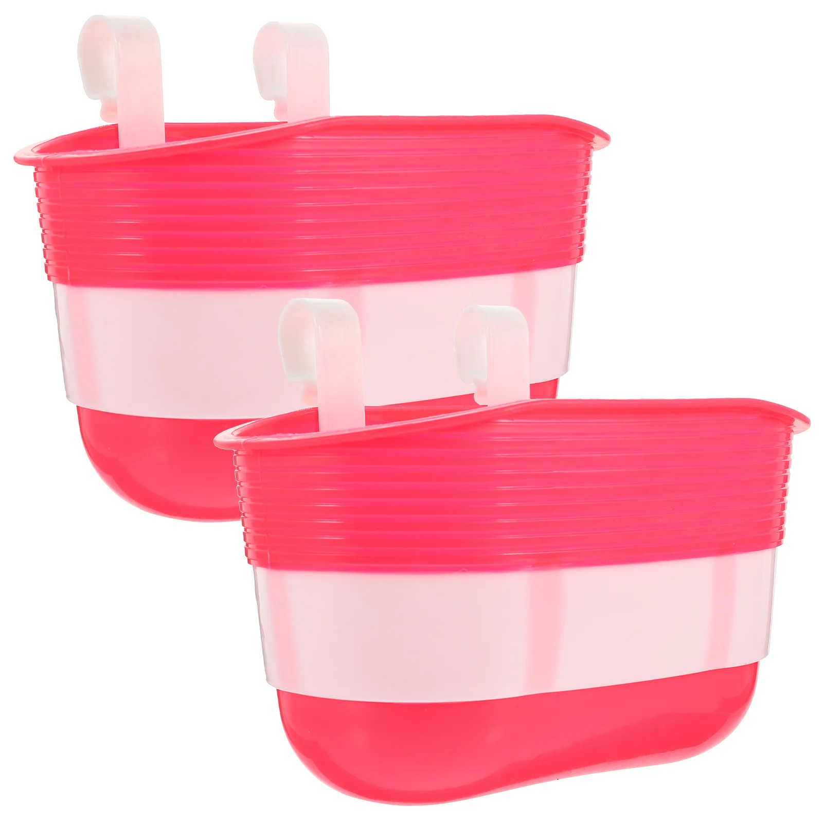 2Pcs Kids Bike Scooter Basket Durable Premium Plastic Storage for Bottles Snacks Milk Front Handlebar Container