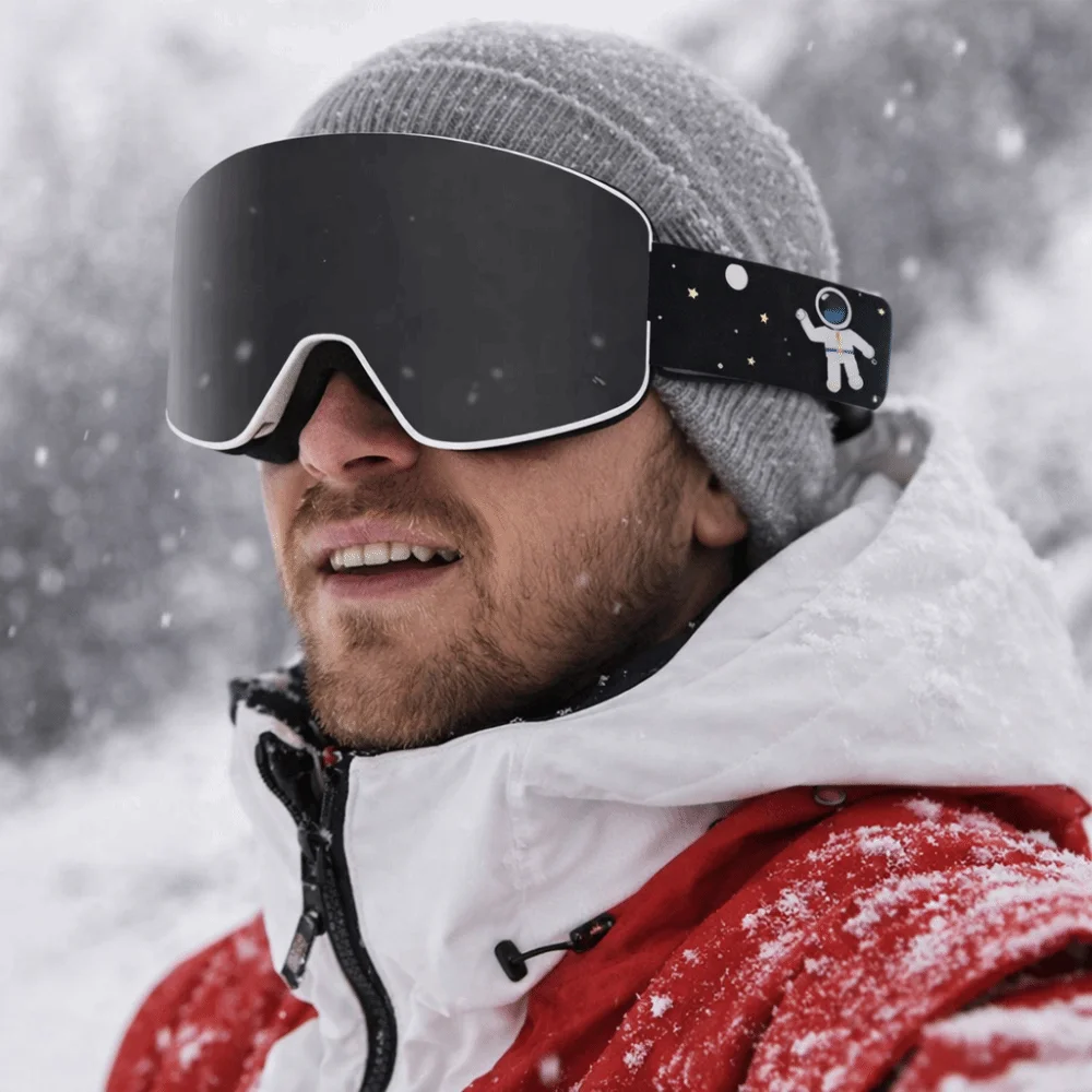 

UV400 Protection Ski Goggles Double Layers Full Coating Snowboard Goggles Anti-Fog Cylindrical Lens Snow Glasses Outdoor Sports