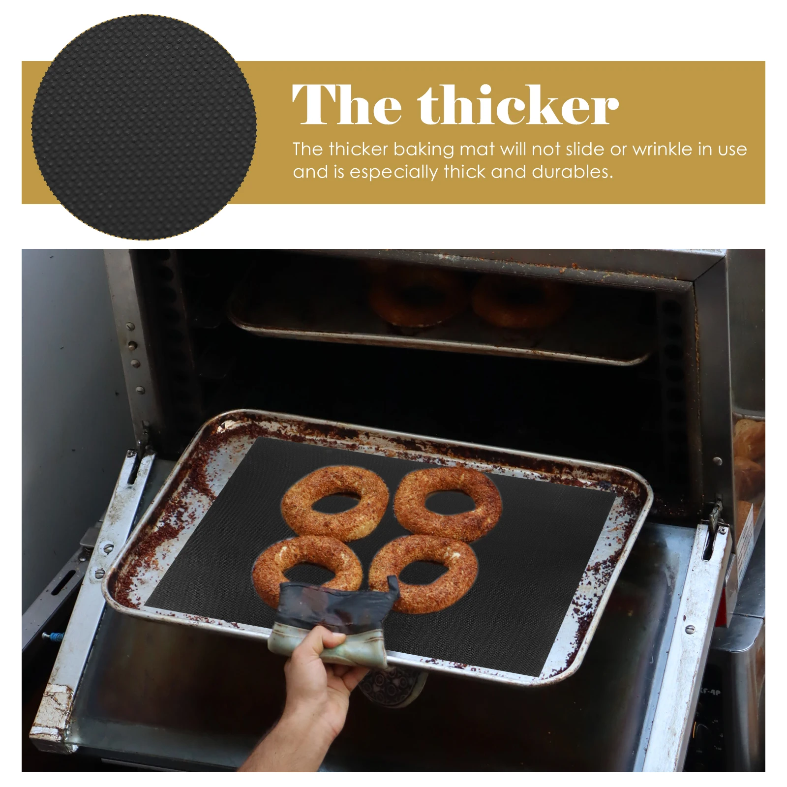 

5 Pcs Mat Thick Glass Fiber Liners Liners For Bottom Of Gas Oven High Temperature Mats for Gas Electric Oven Bottom