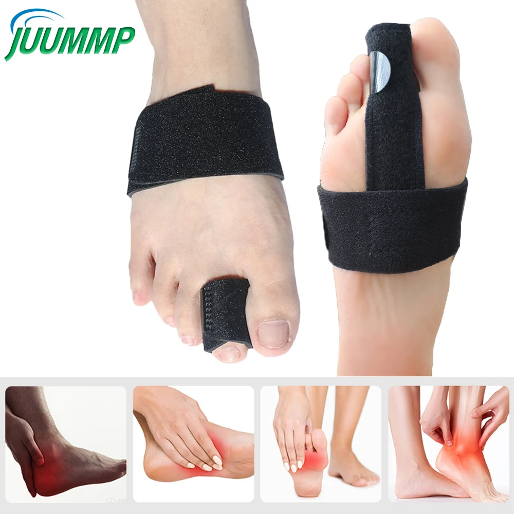 JUUMMP 1Pcs Toe Splints for Straightening, Toe Brace for Broken Toe straighteners for Hammer Toes Crooked Toes Bent Toes