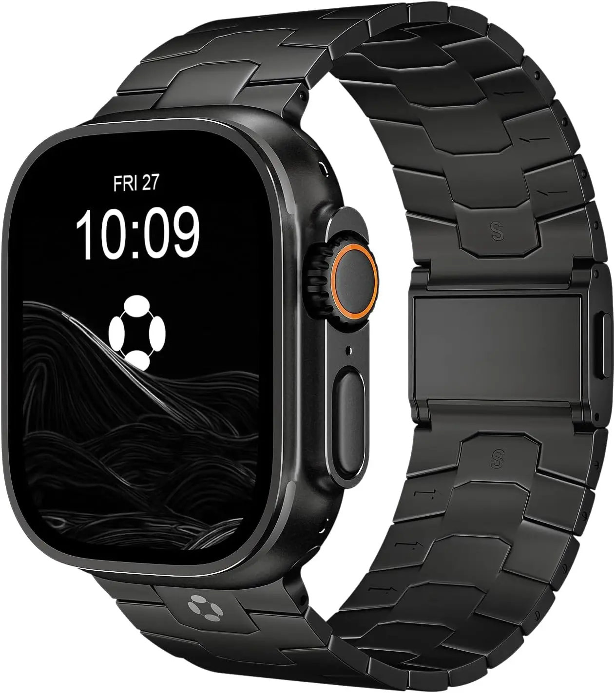 

Регулируемый титановый ремешок для Apple Watch Ultra 3/2/1 (49 мм) с DLC-покрытием, легкий и прочный браслет