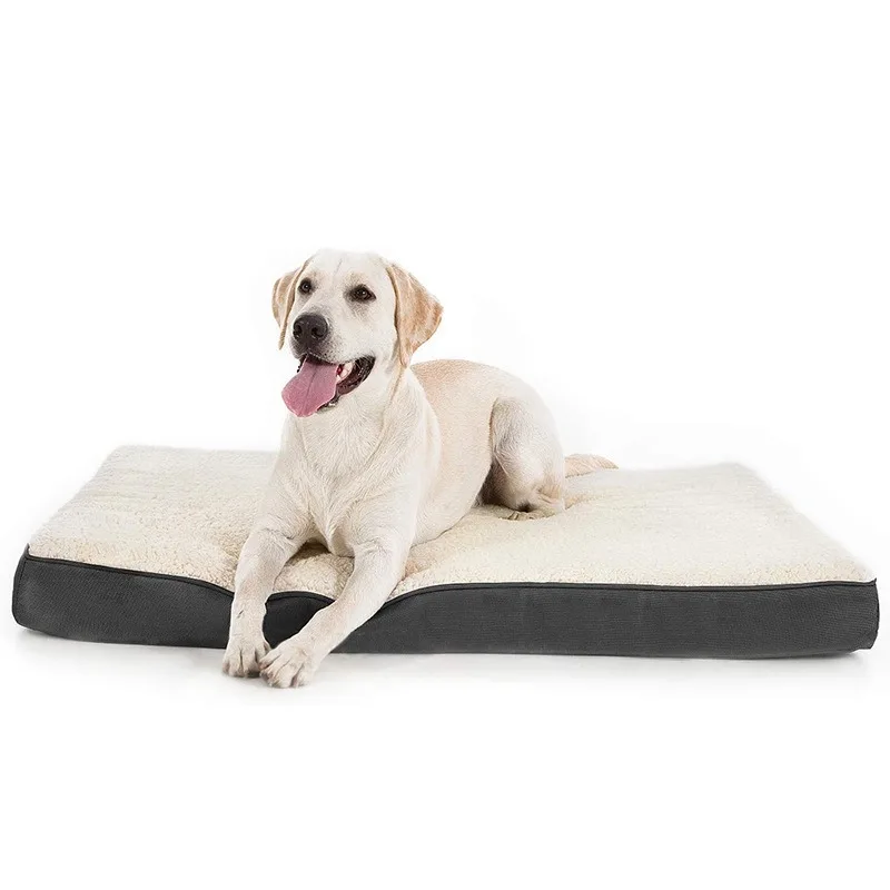 

Custom Luxury Personalized Logo Bedsure Dog Bed for Large Dog Bed With Removable Washable Cover Egg Crate Foam Pet Bed