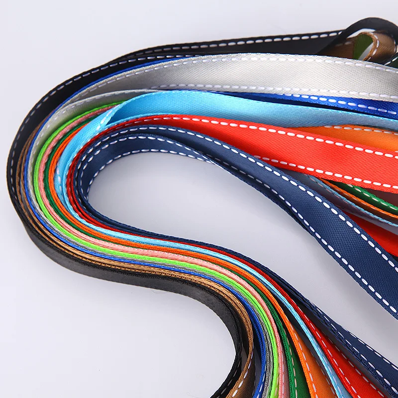 1Pc Working Permit Lanyard Solid Color Polyester Neck Strap for Name ID Badge Holder Office Pass Work Card Lanyards Hanging Rope
