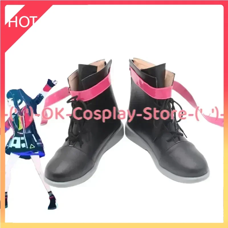 

[Custom Made] Game Project Sekai Shiraishi An Cosplay Shoes PU Shoes Halloween Carnival Boots Cosplay Props