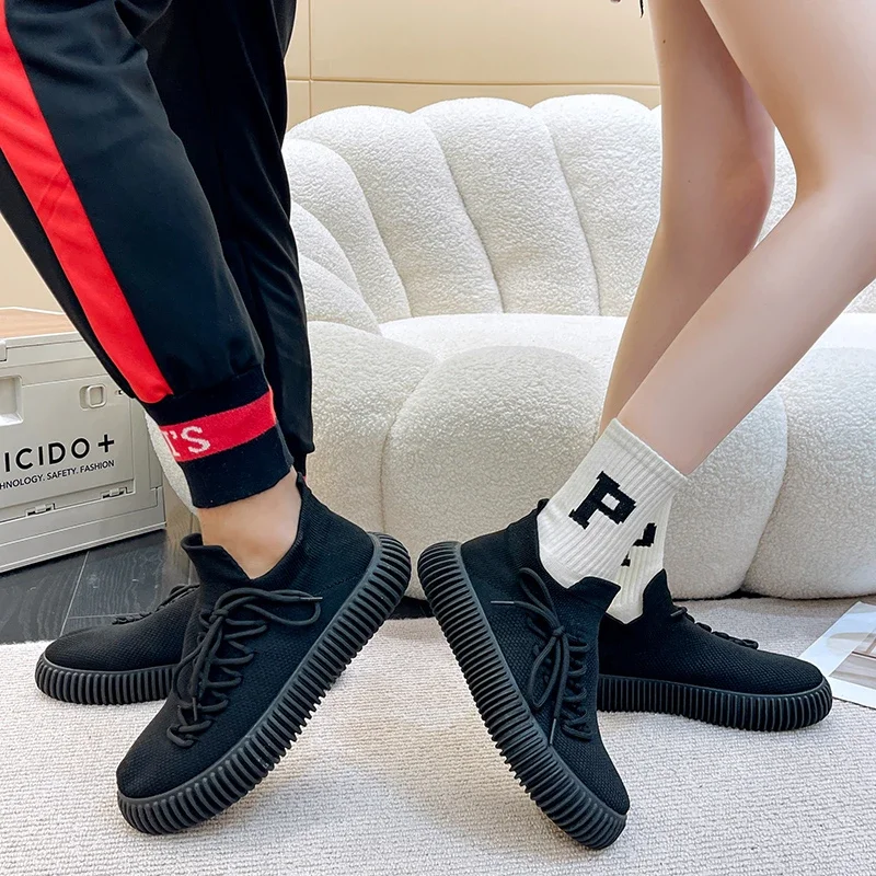 Shoes for Women 2023 High Quality Solid  Women\'s Vulcanize Shoes Breathable Women Sneakers Flat Heel Ladies Casual Sneakers