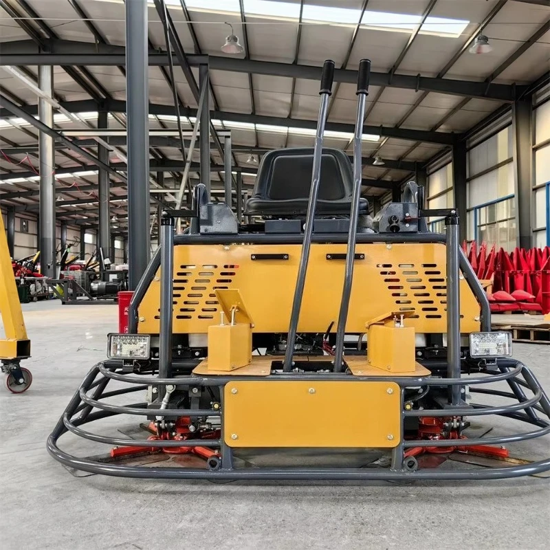 Floated Concrete Floor Benzine Helicopter Power Trowel Concrete Trowel Machine Driving Type Trowel