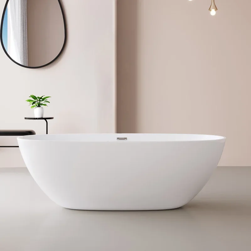 Bathroom Bathtub,wholesale Large White Acrylic Bath Tub Amazon Freestanding Tub 58 Freestanding Bathtub For Bathroom