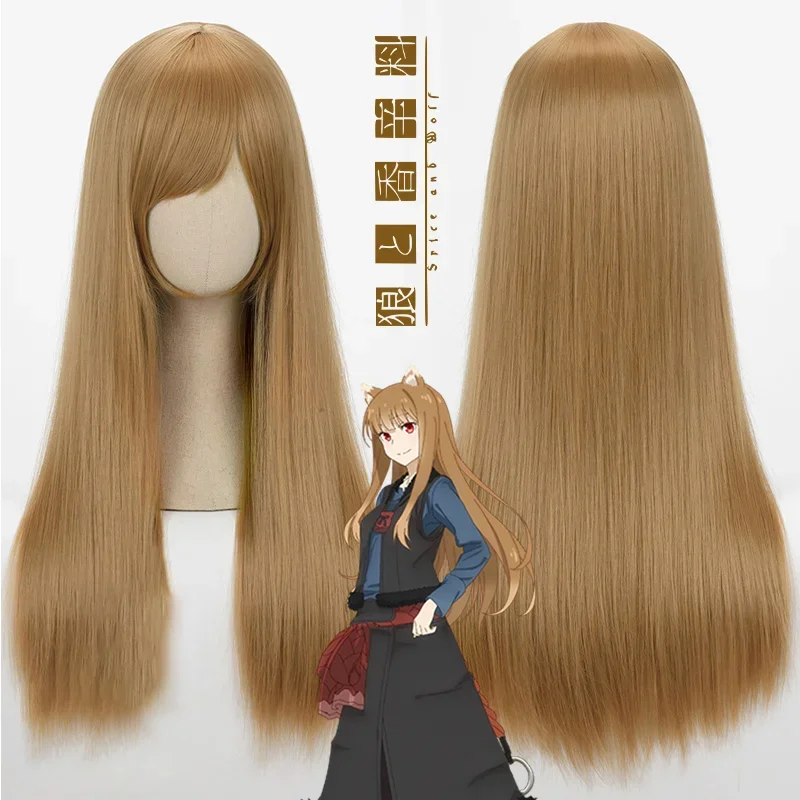 Anime Spice and Wolf Holo Cosplay Costume Wig Dress Skirt Uniform Headwear Ears Tail Halloween Party Women Girls ICoser Fashion