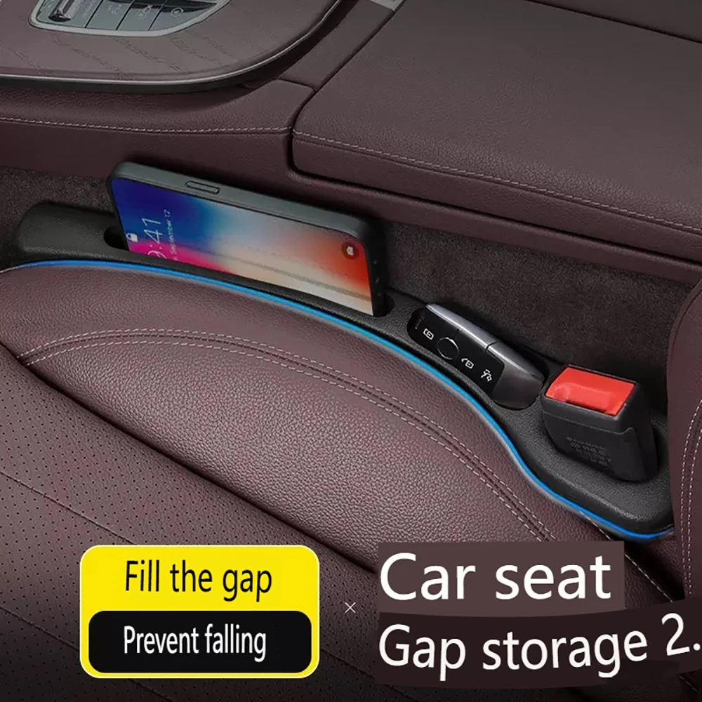 Universal Car Seat Gap Filler Plug Seam Filling Anti-Leakage Strip Seat Side Slot Filling Strips Anti-Loss Vehicle Interior Accs