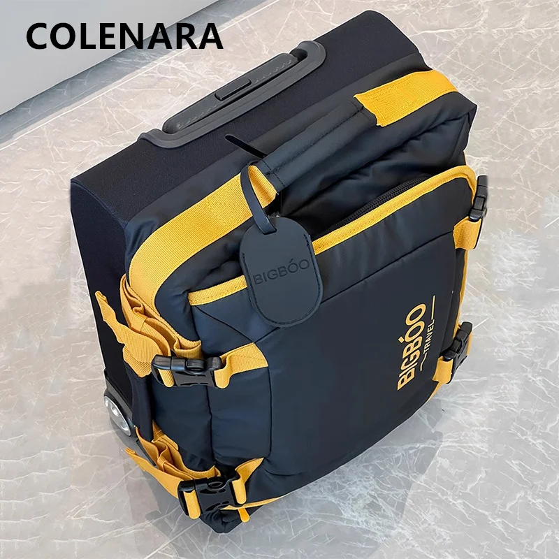 COLENARA Ultra-light Suitcase Large-capacity Trolley Case Oxford Cloth Boarding Box 20