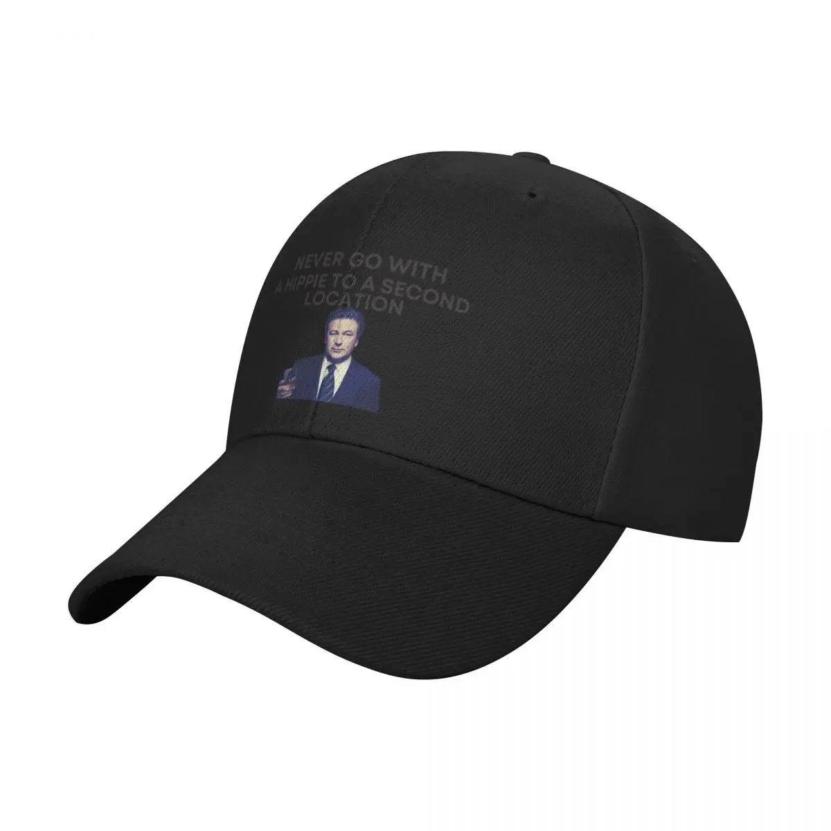 30 Rock - Jack Donaghy: Never go with a hippie to a second location Baseball Cap Visor Luxury Cap hard hat Caps Male Women's