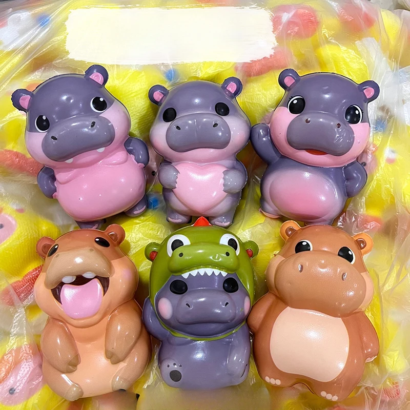 Soft Little Hippo Decompression Toys Slow Rising Cute Squeeze Toys For Kids Animal Squeeze Toys For Kids