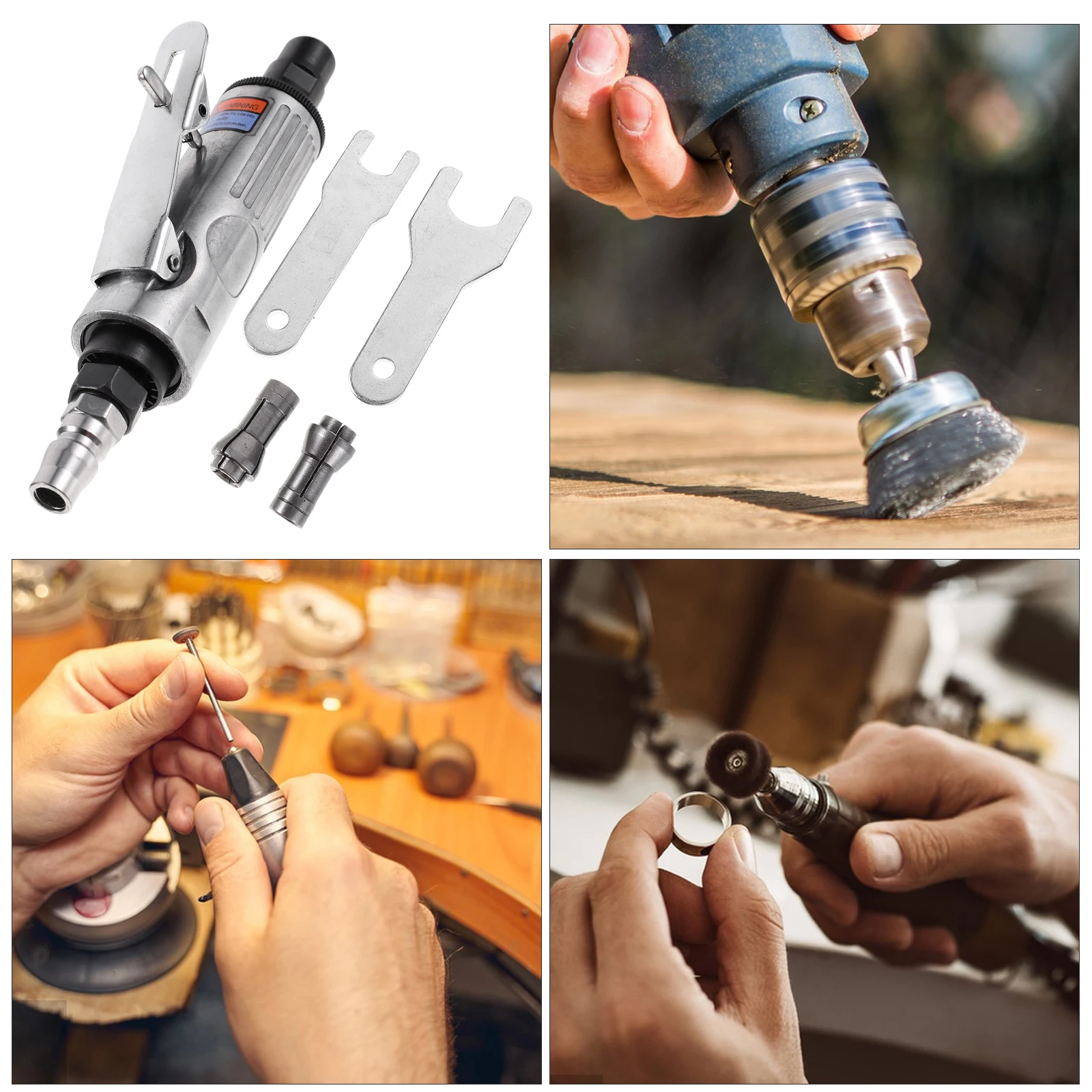 

Pneumatic Straight Die Grinder Air Tool 152mm High Precision Polishing Carving Grinding Portable Lightweight Air