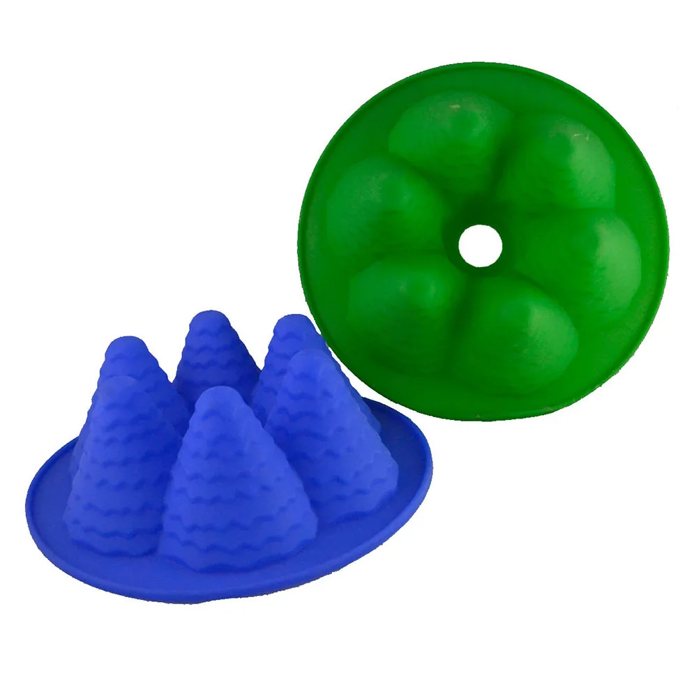 

Christmas Tree Mold Silicone Baking Mold For Cake Cupcake Fondant Decorating Christmas Cake Template Baking Molds Kitchen