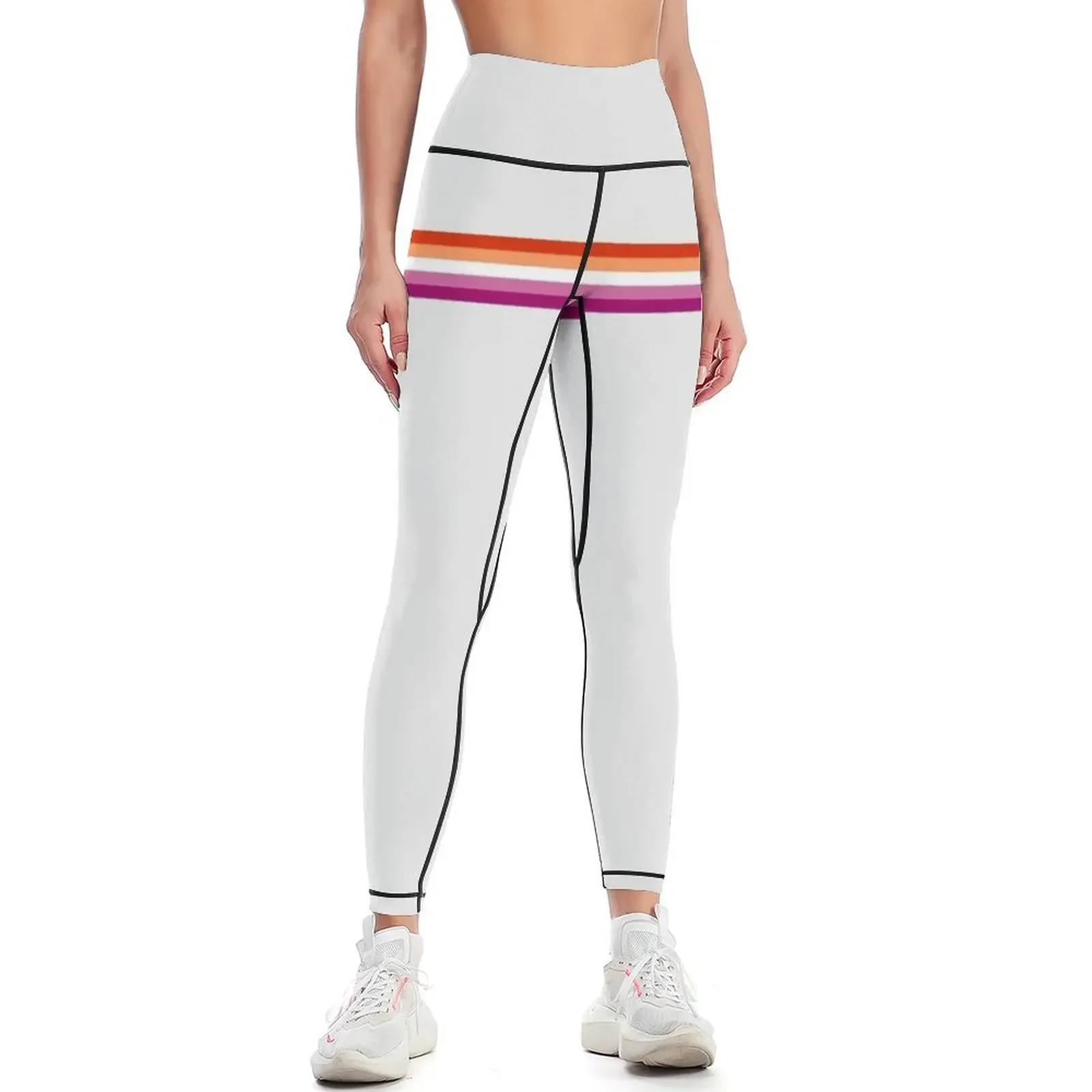 

Lesbian Stripe Leggings sporty woman gym jogging pants Women sportwear Sports pants for Womens Leggings