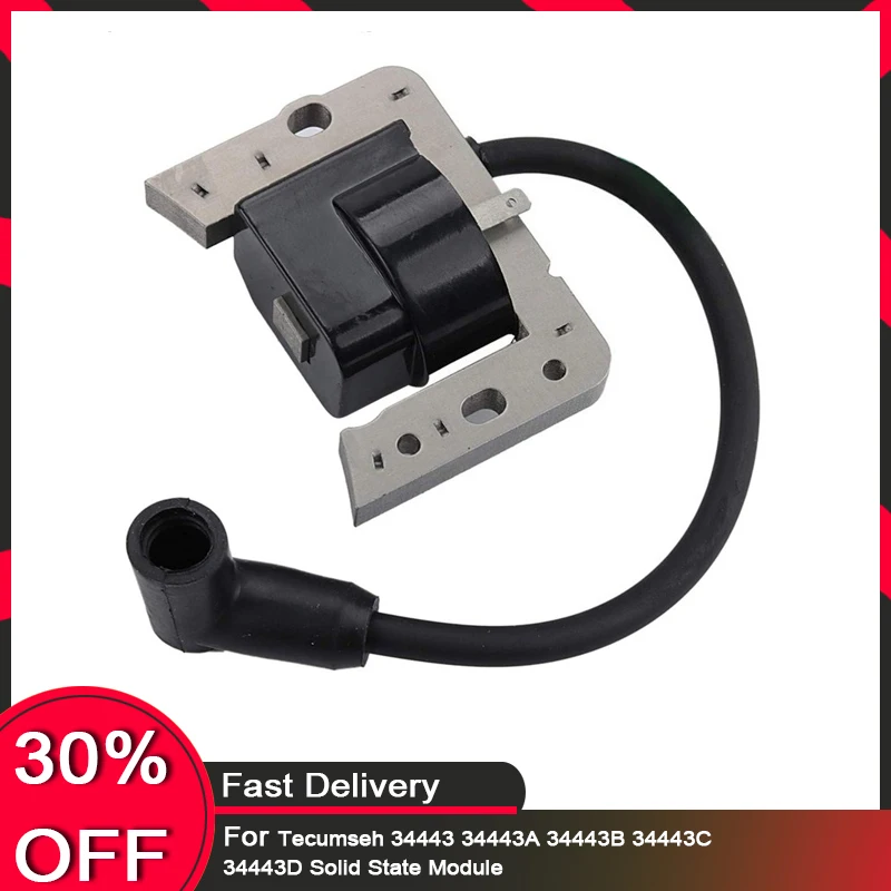 

Ignition Coil For Tecumseh 34443 34443A 34443B 34443C 34443D Solid State Module