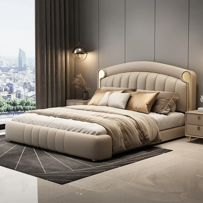 

Изголовье 150X200, двуспальная кровать, украшение, дизайн, двуспальная кровать размера «king-size», деревянная современная мебель для спальни Letto Matrimoniale