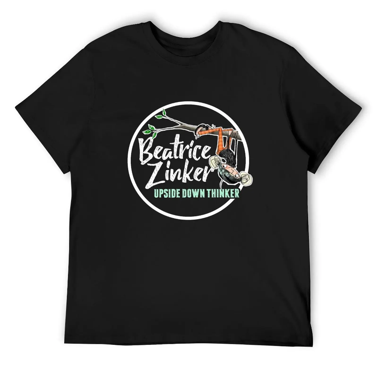 Beatrice Zinker, Upside Down Thinker T-Shirt + Merchandise T-Shirt oversized plus size tops Men's t shirts