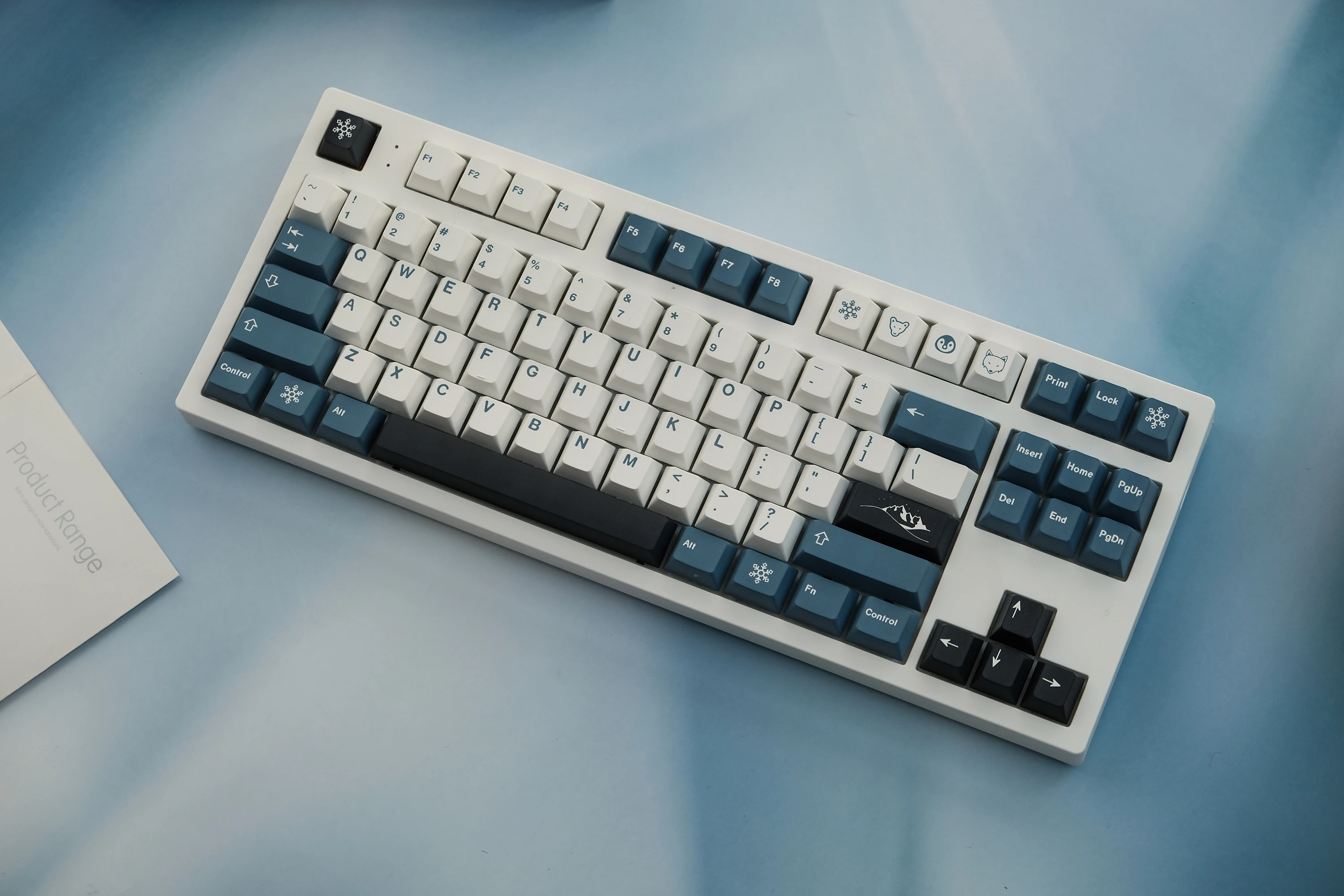 Arctic Circle Anti-Color Edition PBT Original de fábrica Teclado mecánico altamente sublimado Teclas creativas