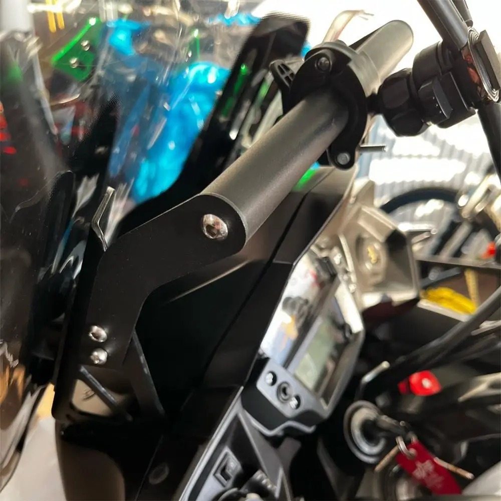 Soporte de placa de navegación GPS para motocicleta, accesorio de soporte de teléfono para KAWASAKI Versys KLE 2023, KLE650, 2022-650, 2015