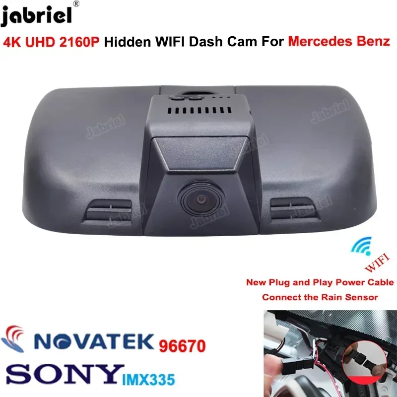 4K 2160P Plug And Play Auto Wifi Car Dvr Dash Cam for Mercedes Benz Vito w447 w639 Vito Tourer Panel Van Mixto 2016 2018 2021