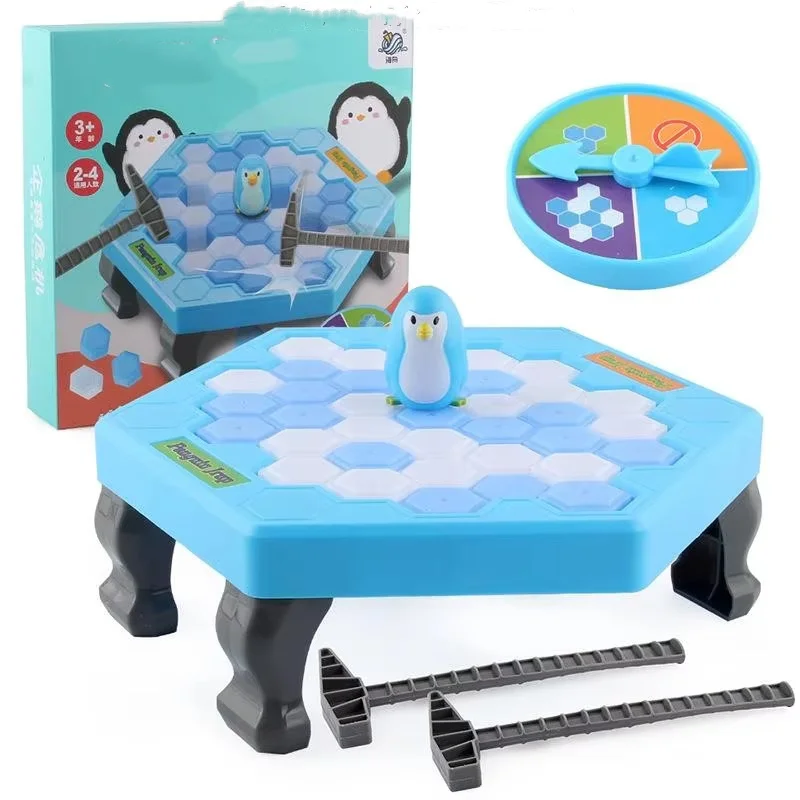 Penguin Breaking Ice Table Game Parent-child Interactive Puzzle Toys Party Game for Kids Juegos Family Games Birthday Gift Toys