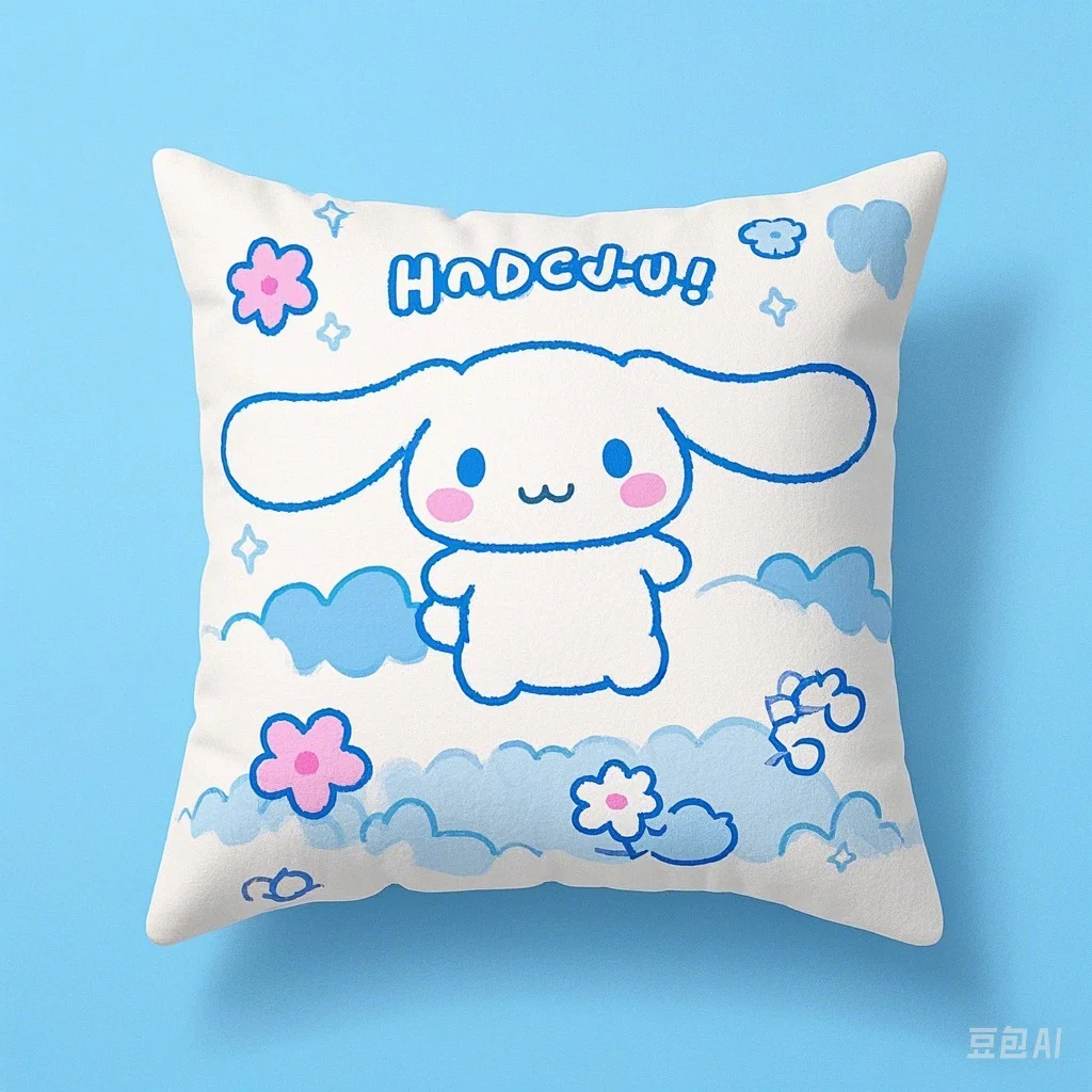 

Disney Big-Eared Dog Pillowcase Living Room Sofa Office Super Soft Cushion Cover Home Bedroom Room Decoration Children Gift